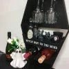 GOTHIC GIFTS Halloween Coffin | WINE SHELF