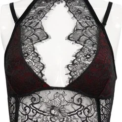 DEVIL FASHION Valentines Scarlet Aura | LACE TOP