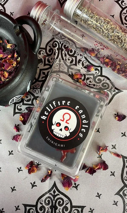 HELLFIRE CANDLES Gothic Homewares Shinigami | MELTS 1 HELLFIRE CANDLES Gothic Homewares Shinigami | MELTS