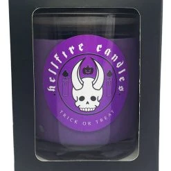HELLFIRE CANDLES Gothic Homewares Trick Or Treat [Salted Caramel] | CANDLE -Wixcraft Candles shop IMG 1013 700x700