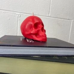 THE BLACKENED TEETH Gothic Homewares Skull [Cherry] | SCENTED CANDLE` -Wixcraft Candles shop IMG 5892 f9378cd6 ea9f 43c6 a9c9 ed615816d895 700x700