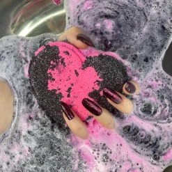 POISON LOVE BOMB Skulls Heart [Pink & Black] | BATH BOMB -Wixcraft Candles shop Pink and Black Heart6 0febe4b5 2920 465e b53c 25273843c3bf 700x700