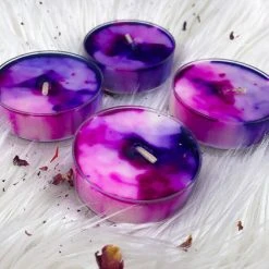 POISON LOVE BOMB Gothic Homewares Poison [Pink Candy & Fairy Floss] | MAXI TEALIGHTS*