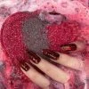POISON LOVE BOMB Skulls Heart [Purple & Red] | BATH BOMB
