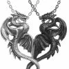 ALCHEMY GOTHIC Mens Accessories Draconic Tryst | PENDANT