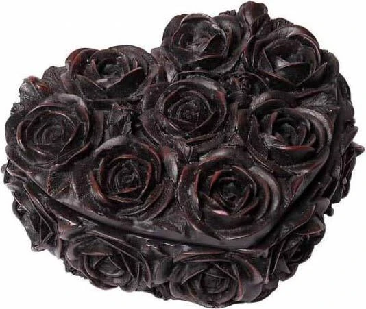 ALCHEMY GOTHIC Valentines Rose Heart | TRINKET BOX 4 ALCHEMY GOTHIC Valentines Rose Heart | TRINKET BOX - Image 4