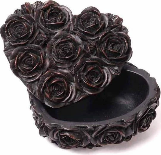 ALCHEMY GOTHIC Valentines Rose Heart | TRINKET BOX 2 ALCHEMY GOTHIC Valentines Rose Heart | TRINKET BOX - Image 2
