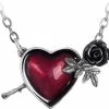 ALCHEMY GOTHIC Valentines Wounded By Love | PENDANT`