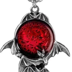 ALCHEMY GOTHIC Bats Blood Moon | PENDANT