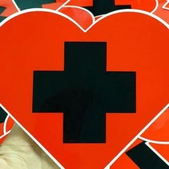 BESERK CLOTHING Halloween Beserk Heart | VINYL STICKER