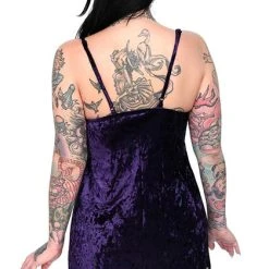 FOXBLOOD Valentines Lingerie [Midnight Purple Velvet] | SLIP DRESS* -Wixcraft Candles shop foxblood lingerie midnight purple velvet slip dress 4 8a291ef1 2a70 485d b50d 4e56b59da3cd 700x700
