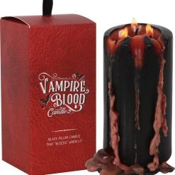 GOTHIC GIFTS Gothic Homewares Vampire Blood [Large] | PILLAR CANDLE