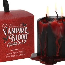 GOTHIC GIFTS Gothic Homewares Vampire Blood [Small] | PILLAR CANDLE -Wixcraft Candles shop gothic gifts vampire blood pillar candle small 1 3f31cfd7 02ef 4c90 a30d b7efda08c866 700x700