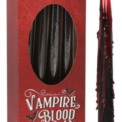 GOTHIC GIFTS Gothic Homewares Vampire Blood | TAPER CANDLES [Set Of 8]