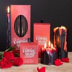 GOTHIC GIFTS Gothic Homewares Vampire Blood | TAPER CANDLES [Set Of 8] -Wixcraft Candles shop gothic gifts vampire blood taper candles set of 8 6 761674f7 d0ba 4075 9291 d8c1fa842fd2 700x700