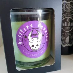 HELLFIRE CANDLES Gothic Homewares Cauldron's Brew [Green Apple] | CANDLE -Wixcraft Candles shop hellfire candles cauldrons brew 01 c2770a4d a3ef 4172 b8fb 83024fe6c95f 700x700