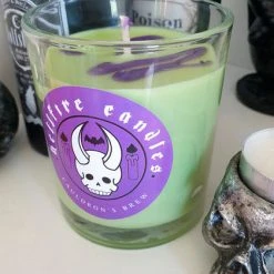 HELLFIRE CANDLES Gothic Homewares Cauldron's Brew [Green Apple] | CANDLE -Wixcraft Candles shop hellfire candles cauldrons brew 04 523306be 480a 417f b459 40a5ae5066d8 700x700