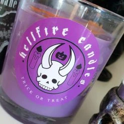 HELLFIRE CANDLES Gothic Homewares Trick Or Treat [Salted Caramel] | CANDLE -Wixcraft Candles shop hellfire candles trick or treat 04 8bb897f9 31dc 466e 9489 34bb55a60dee 700x700