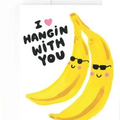IDLEWILD CO Valentines Banana Hangs | GREETING CARD