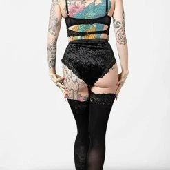 KILLSTAR Valentines Mercy [Black] | LACE PANTY -Wixcraft Candles shop killstar mercy black lace panty 3 0ecde158 a2d5 4e7f 9deb 3f3e8f2656f2 700x700