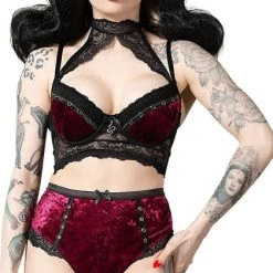 KILLSTAR Fetish Mercy [Blood] | LACE BRA