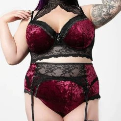 KILLSTAR Valentines Mercy [Blood] | LACE GARTER BELT -Wixcraft Candles shop killstar mercy blood lace garter belt 12 453067a2 2df8 470a a7a5 dcdce939a582 700x700