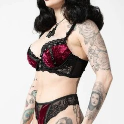 KILLSTAR Fetish Sacred Spirits [Blood] | VELVET BRALET -Wixcraft Candles shop killstar sacred spirits velvet blood bralet 7 83724ee3 12f6 4790 88f4 3481faf3b1a8 700x700