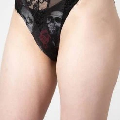 KILLSTAR Skulls Wild Rose | MESH PANTY -Wixcraft Candles shop killstar wild rose mesh panty 5 6954760e 9c60 47fb 9d4c f0657d7fa4fc 700x700