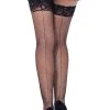 LEG AVENUE Burlesque Amy Fishnet | THIGH HIGH STOCKINGS