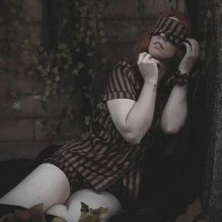 LIVELY GHOSTS Valentines Glorious Mourning | SLEEPWEAR SET` -Wixcraft Candles shop lively ghosts glorious mourning sleepwear set 12 700x700