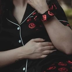 LIVELY GHOSTS Halloween Nocturnal Autumn | SLEEPWEAR SET` -Wixcraft Candles shop lively ghosts nocturnal autumn sleepwear set 19 700x700