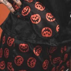 LIVELY GHOSTS Halloween Nocturnal Autumn | SLEEPWEAR SET` -Wixcraft Candles shop lively ghosts nocturnal autumn sleepwear set 3 700x700