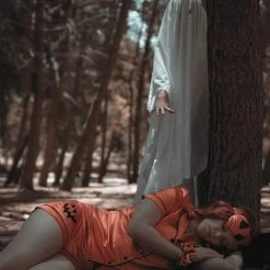 LIVELY GHOSTS Halloween Samhain Sleepwalker | SLEEPWEAR SET` -Wixcraft Candles shop lively ghosts samhain sleepwalker sleepwear set 12 700x700