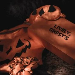 LIVELY GHOSTS Halloween Samhain Sleepwalker | SLEEPWEAR SET` -Wixcraft Candles shop lively ghosts samhain sleepwalker sleepwear set 16 700x700