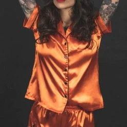 LIVELY GHOSTS Halloween Samhain Sleepwalker | SLEEPWEAR SET` -Wixcraft Candles shop lively ghosts samhain sleepwalker sleepwear set 6 700x700