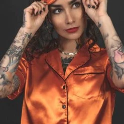 LIVELY GHOSTS Halloween Samhain Sleepwalker | SLEEPWEAR SET` -Wixcraft Candles shop lively ghosts samhain sleepwalker sleepwear set 7 700x700