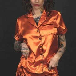 LIVELY GHOSTS Halloween Samhain Sleepwalker | SLEEPWEAR SET` -Wixcraft Candles shop lively ghosts samhain sleepwalker sleepwear set 8 700x700