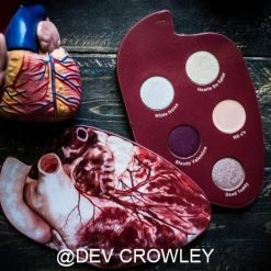 LUNATICK COSMETIC LABS The Nightmare Before Christmas Take My Heart | ANATOMICAL EYESHADOW PALETTE -Wixcraft Candles shop lunatick cosmetic labs take my heart anatomical eyeshadow palette 12 700x700