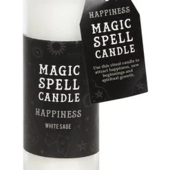 MAGIC SPELL CANDLES Gothic Homewares Magic Spell [Happiness] | TUBE CANDLE