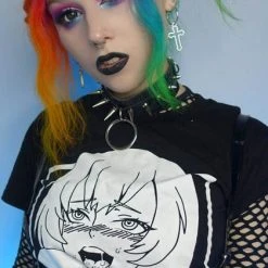 PASTEL PIXIE Anime & Manga Ahegao Vol. 2 | CROPPED TEE -Wixcraft Candles shop pastel pixie ahegao vol 2 cropped tee 8 225b05c8 9f08 439b a0c6 d25d83cc2468 700x700