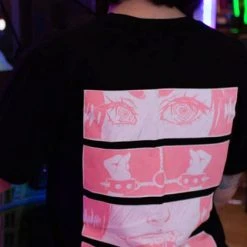 PASTEL PIXIE Anime & Manga Send Lewds [Black] | TEE