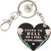 PUNKY PINS Valentines Going To Hell On A Full Scholarship | ENAMEL KEYRING