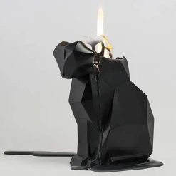 PYROPET Cats Kisa [Black] | CANDLE -Wixcraft Candles shop pyropet kisa black candle 03 700x700