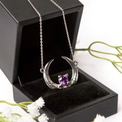 ROGUE AND WOLF The Moon Eclipse [Sterling Silver] | NECKLACE -Wixcraft Candles shop rogue and wolf eclipse sterling silver necklace 10 700x700