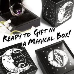 ROGUE AND WOLF The Moon Eclipse [Sterling Silver] | NECKLACE -Wixcraft Candles shop rogue and wolf eclipse sterling silver necklace 6 700x700