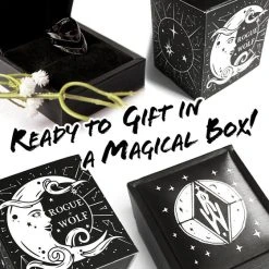 ROGUE AND WOLF Mens Accessories Hunt [Black Sterling Silver] | RING -Wixcraft Candles shop rogue and wolf hunt black sterling silver ring 5 700x700