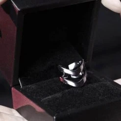 ROGUE AND WOLF Mens Accessories Hunt [Black Sterling Silver] | RING -Wixcraft Candles shop rogue and wolf hunt black sterling silver ring 7 03346a46 aa82 4bf4 beae 7ce6e85db1ec 700x700