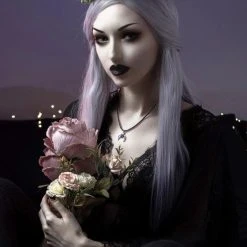 ROGUE AND WOLF The Moon Rhea [Sterling Silver] | CHOKER -Wixcraft Candles shop rogue and wolf rhea sterling silver choker 6 700x700