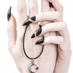 ROGUE AND WOLF The Moon Selene [Sterling Silver] | CHOKER -Wixcraft Candles shop rogue and wolf selene sterling silver choker 10 700x700