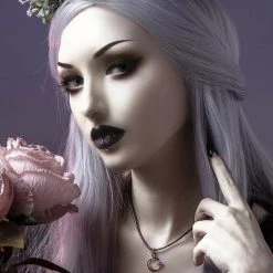 ROGUE AND WOLF The Moon Selene [Sterling Silver] | CHOKER -Wixcraft Candles shop rogue and wolf selene sterling silver choker 1 700x700